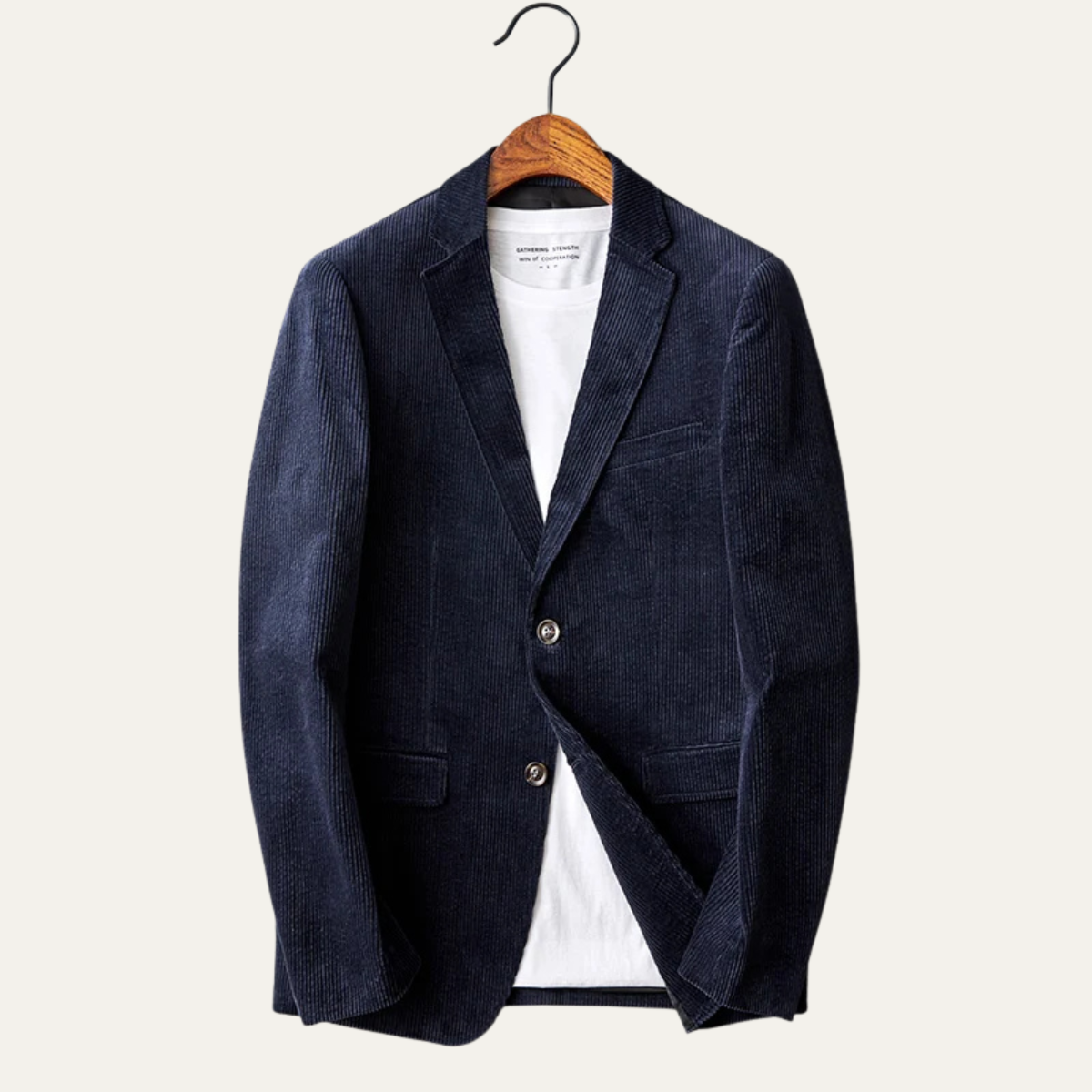 The Aldridge Men’s Corduroy Blazer – Winter Casual Cotton Suit