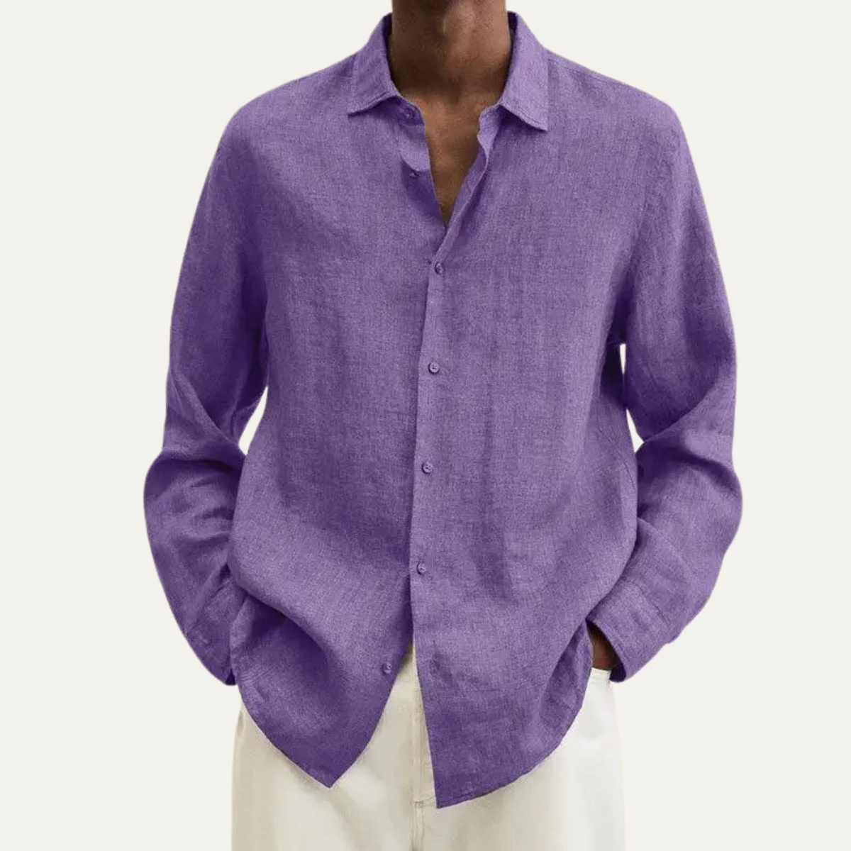 The Stonecrest Men’s Lightweight Shirt with Turn Down Collar