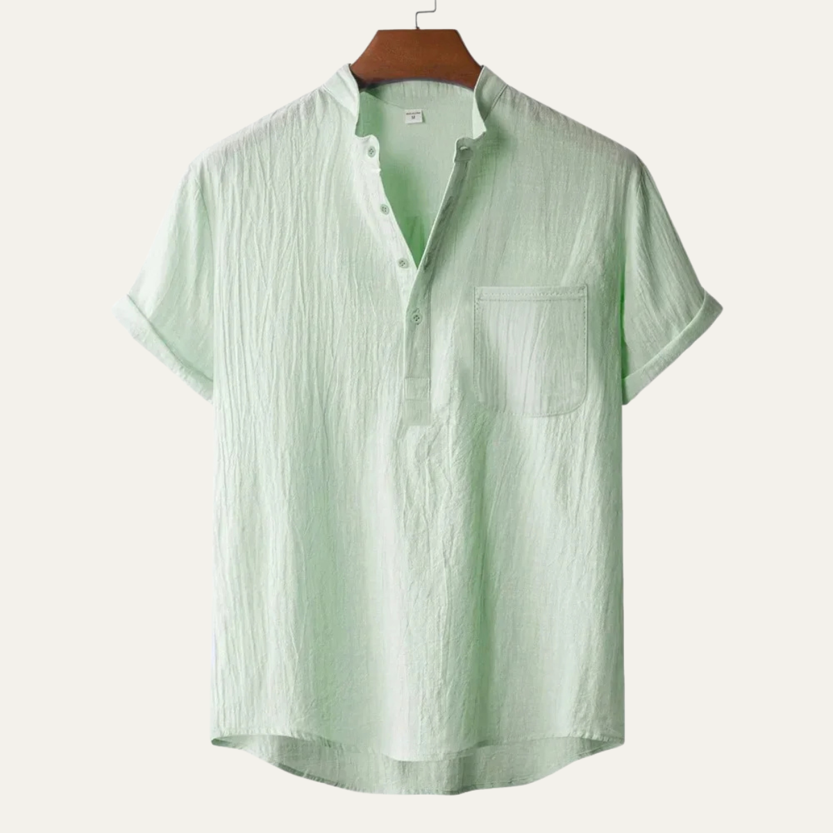 The Rodeo Men’s Linen Henley Summer Shirt
