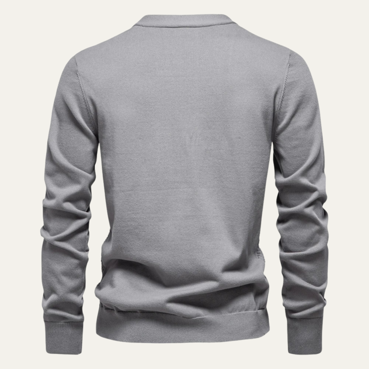 The Dulwich Men’s Casual V Neck Button Front Knit Cardigan