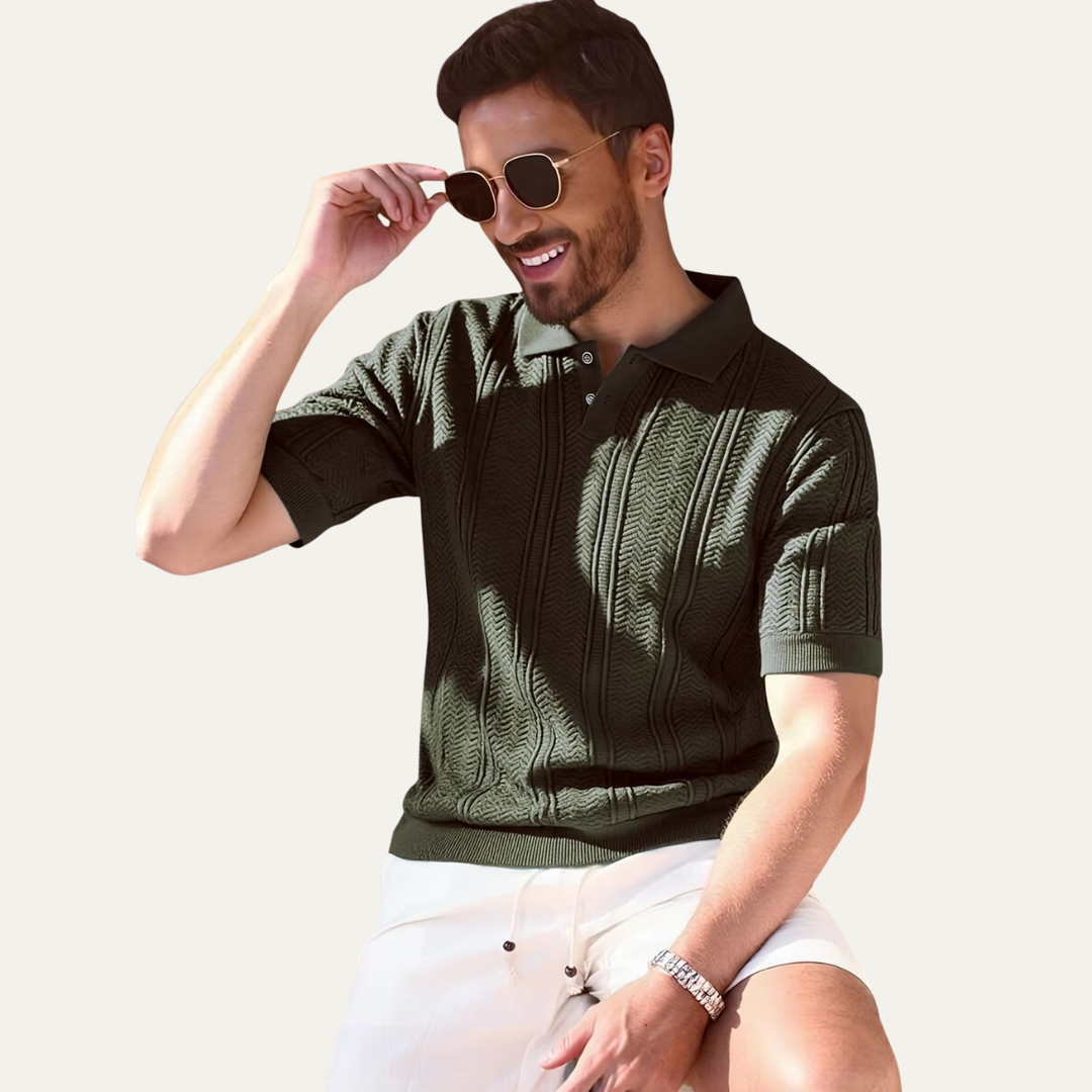 The Westbrook Men’s Smart Knit Polo Shirt