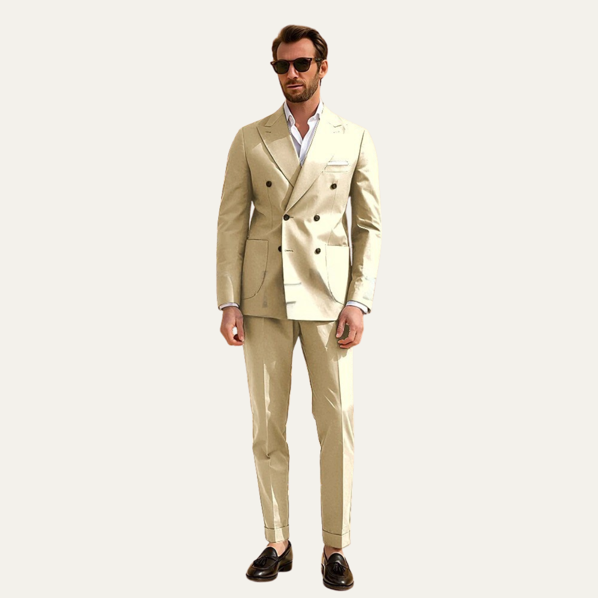 The Tiburon Men’s Slim Fit Elegant Suit
