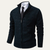 The Arezzo Men’s Smart Casual Diamond Patterned Knit Jacket