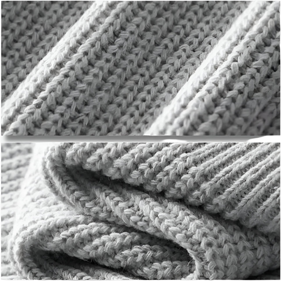 The Merino Knitted Quarter Zip Sweater