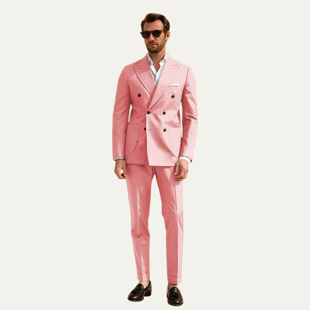 The Rutherford Men’s Double Breasted Smart Suit