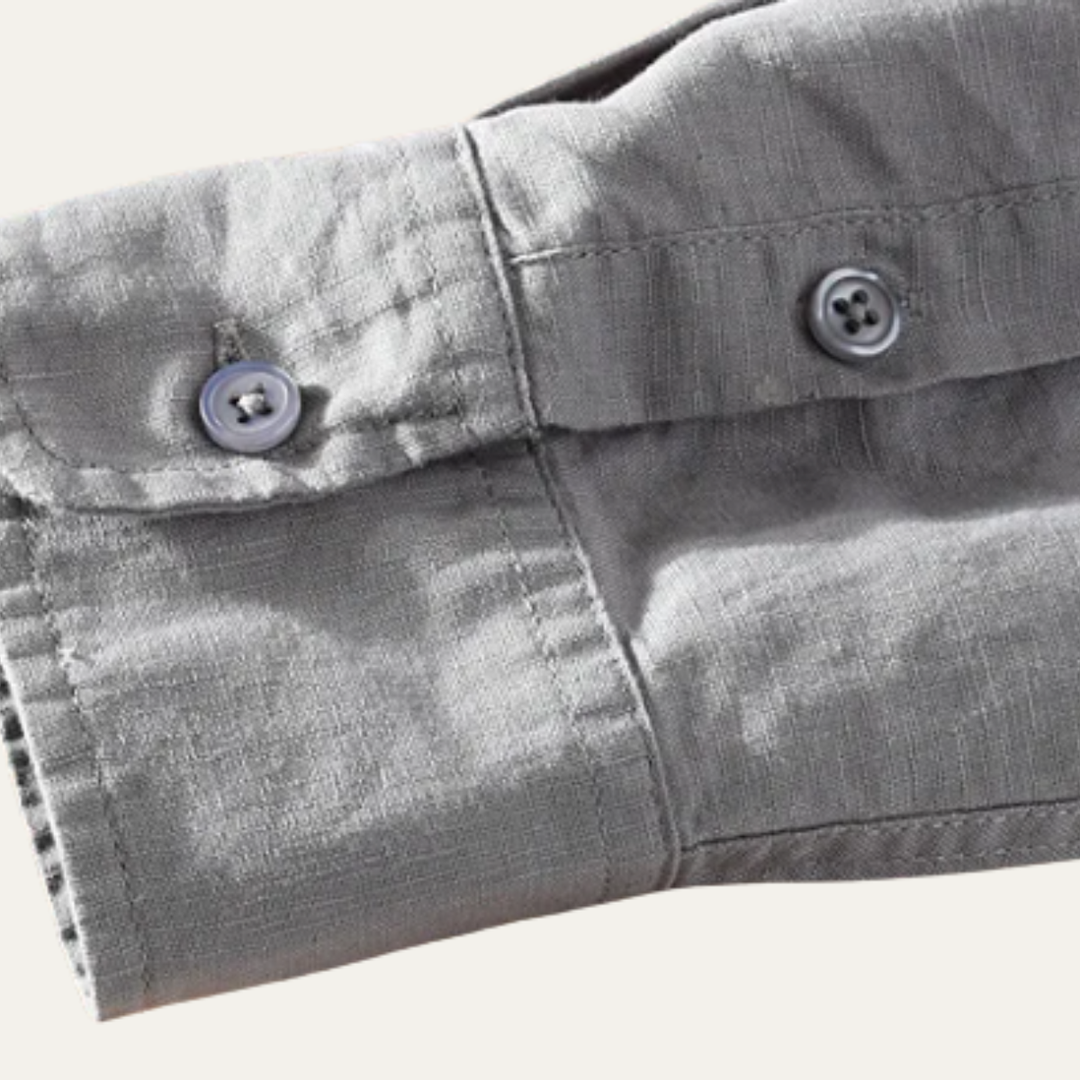 The Willowfield Men’s Summer Linen Cotton Casual Shirt