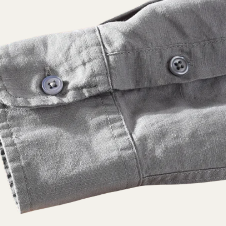 The Willowfield Men’s Summer Linen Cotton Casual Shirt
