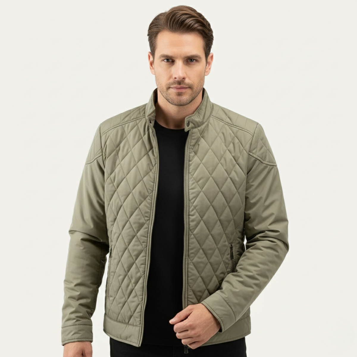 The Sheffield Men’s Lightweight Padded Quilted Jacket