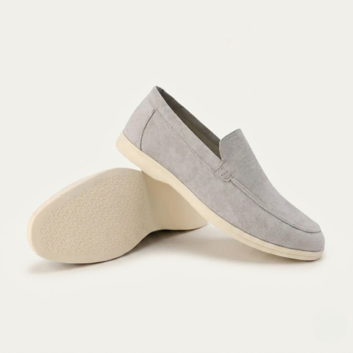 The Venetian Men's Trendy Suede Slip On Loafers