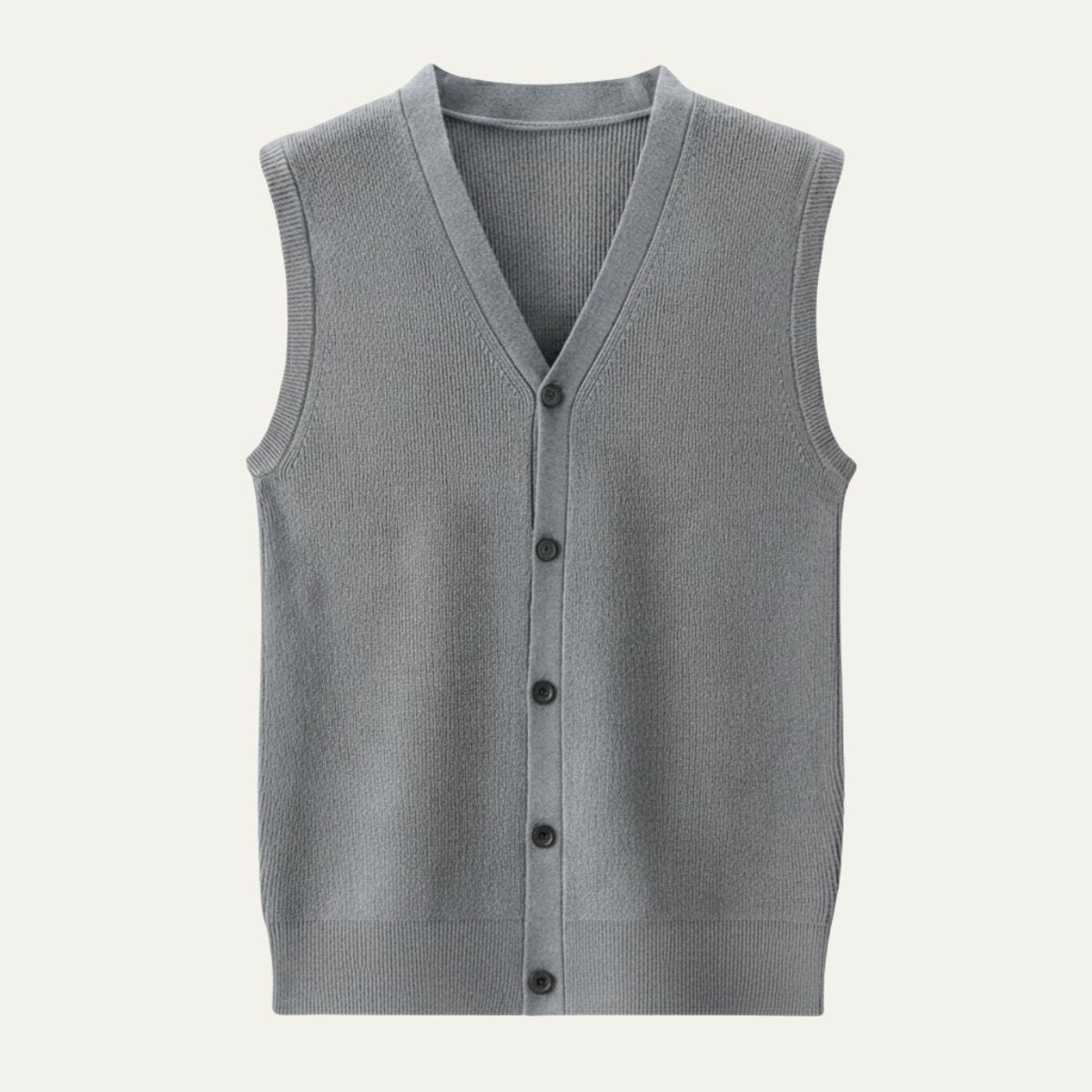The Castellammare Men’s Smart Button Knit Waistcoat Sweater Vest