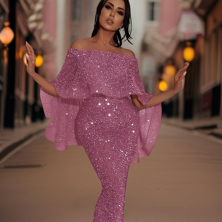 Women's Formal Off Shoulder Evening Gown