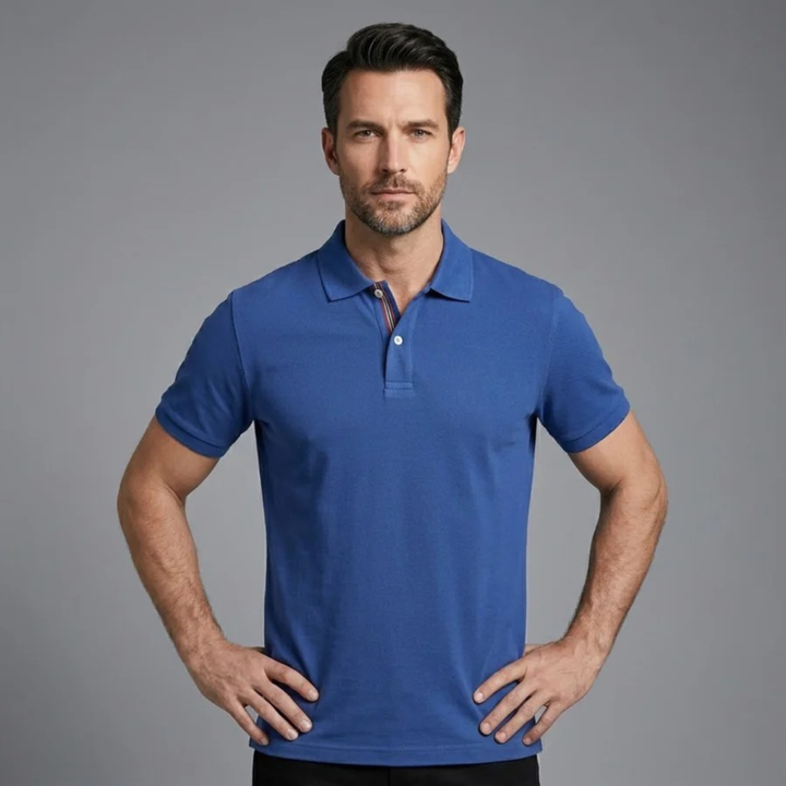 The Elmwood Men’s Cotton Smart Polo Shirt