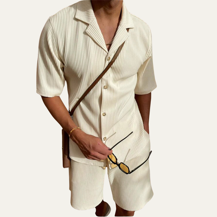 The Savannah Men’s Textured Summer Matching Set
