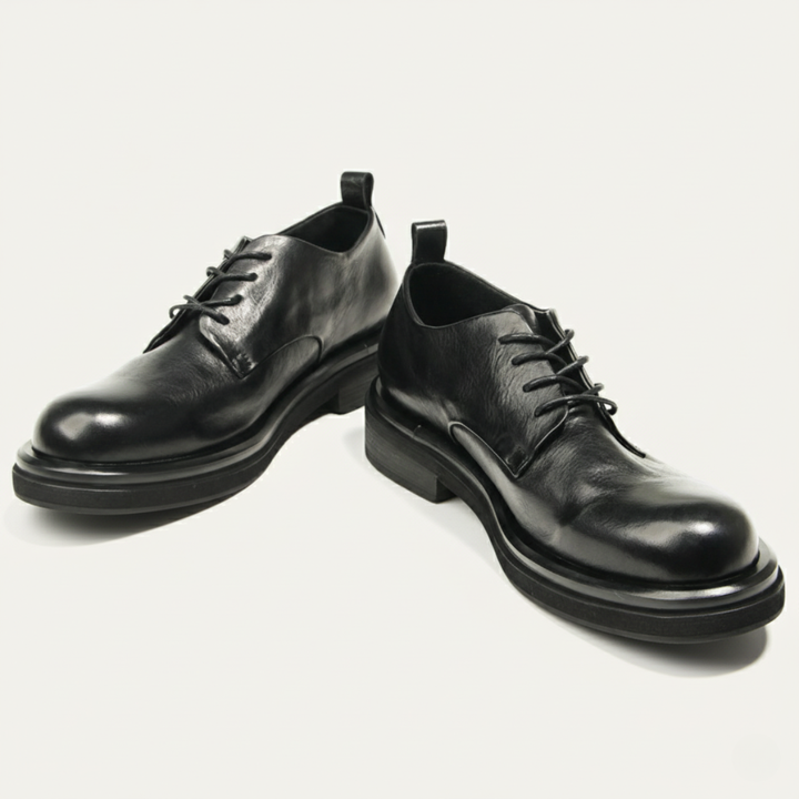 The Trento Men’s Faux Leather Dress Shoe – Formal Lace Up Smart Shoe