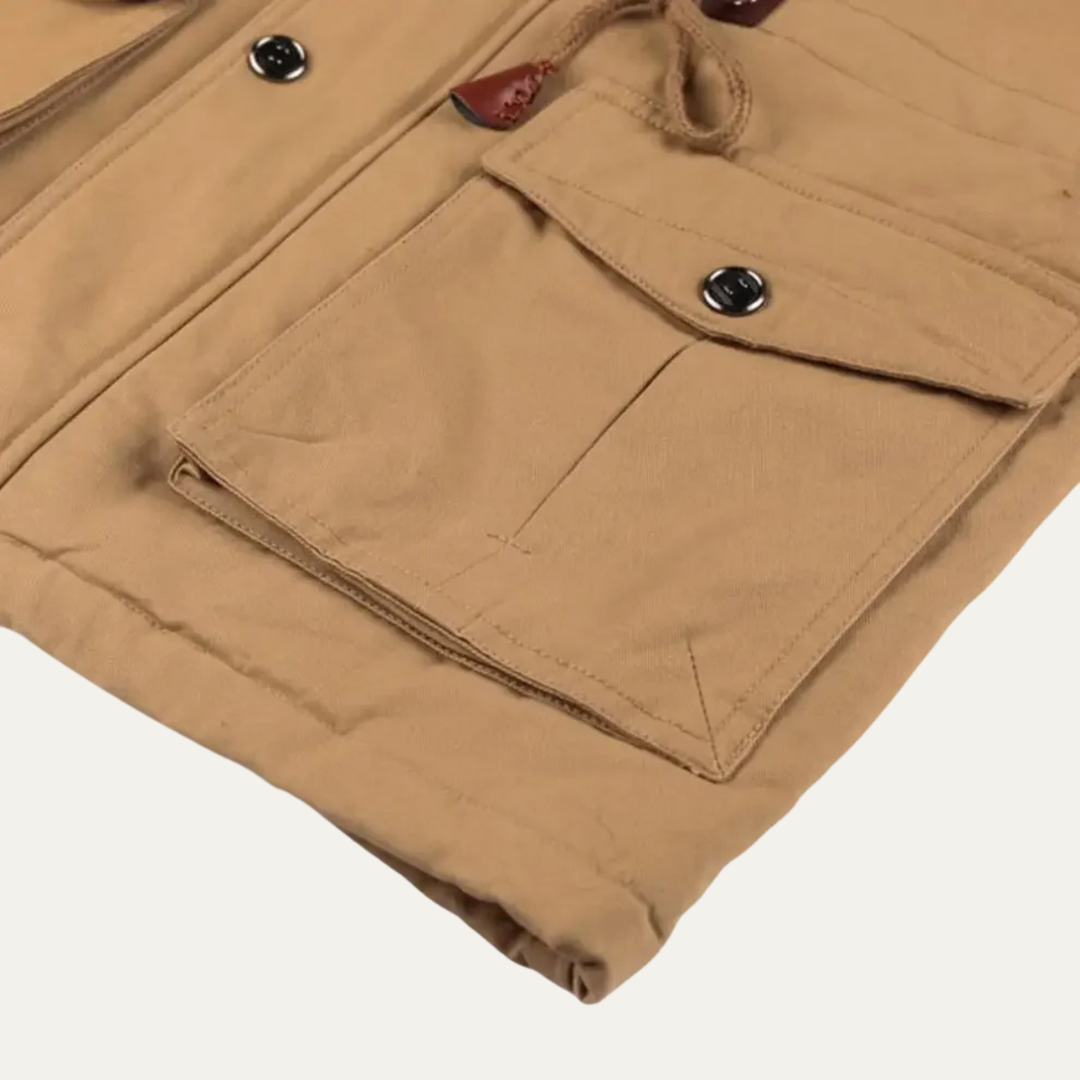 The Windrush Men’s Thick Warm Winter Utility Hooded Jacket