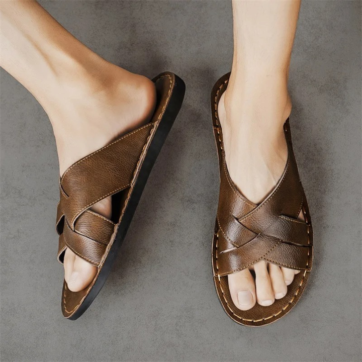 The Marin Men’s Soft Sole Comfort Slide Sandals
