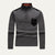 The Garrick Patchwork Half-Zip Sweater for Men