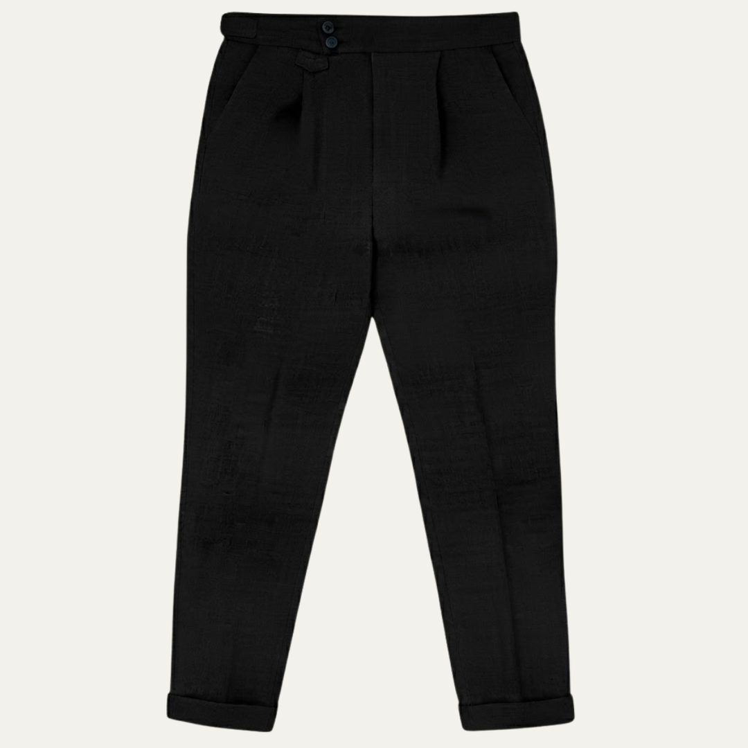 The Hobart Men’s Tailored High Waisted Pleated Dress Pants