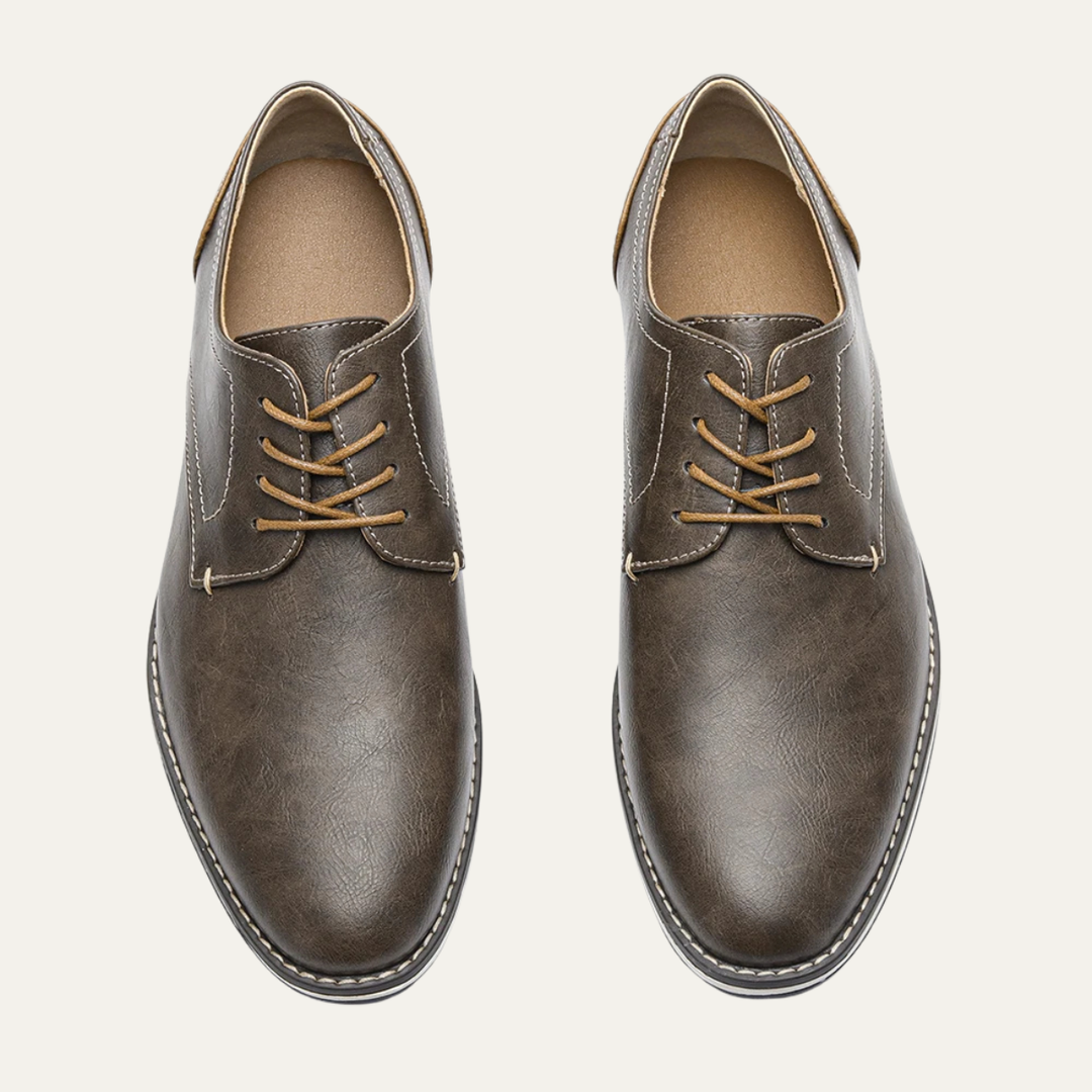 The Hartwell Men’s Two Tone Casual Oxford Leather Sneakers
