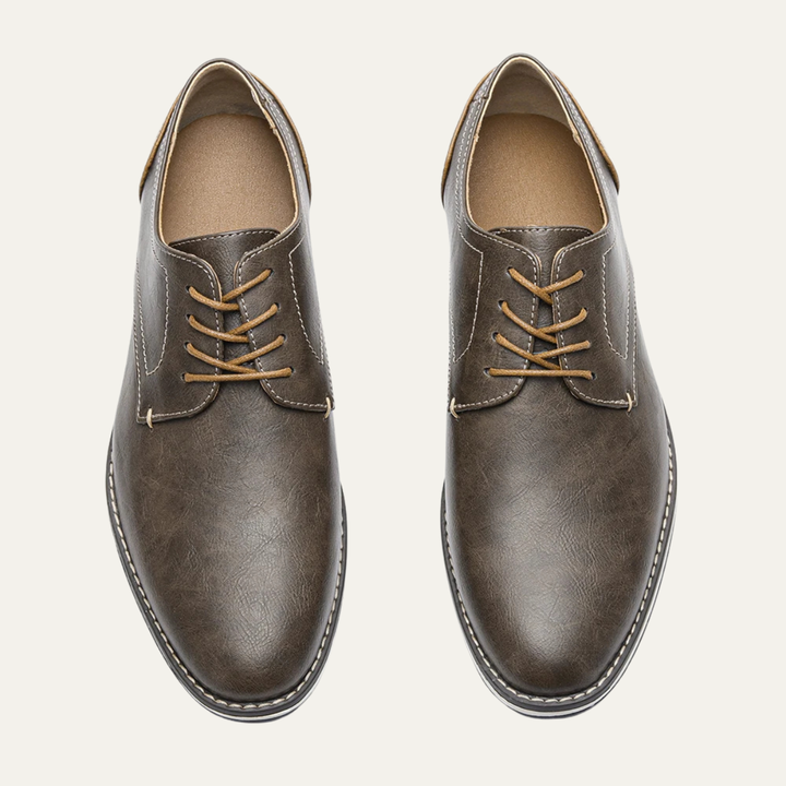 The Hartwell Men’s Two Tone Casual Oxford Leather Sneakers