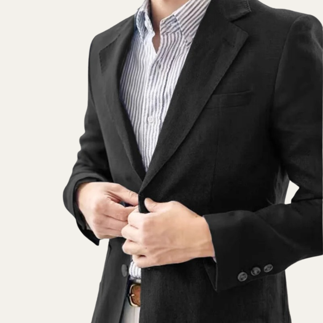 The Petaluma Men’s Old Money Linen Blazer