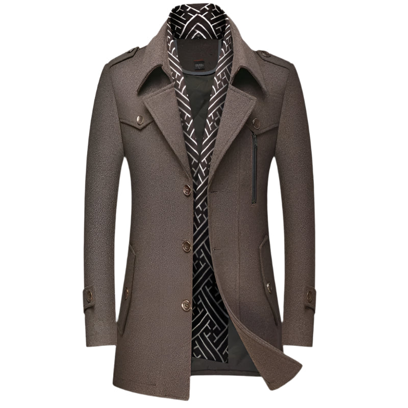 The Belgravia Coat with Tailored Fit-The British Gentlemen
