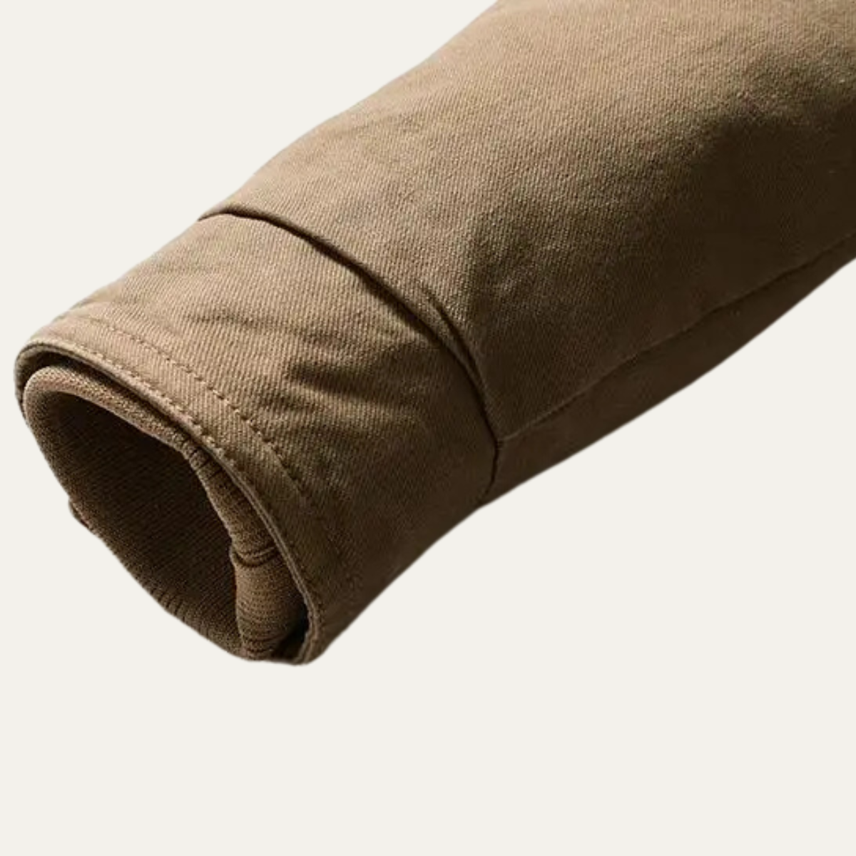 The Lipari Men's Long Down Hooded Jacket with Fur Collar