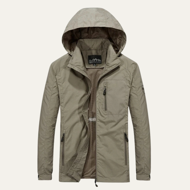 The Heritage Waterproof Outdoor Rain Jacket – Hooded Windbreaker