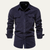 The Castellina Men’s Casual Button Up Corduroy Shirt