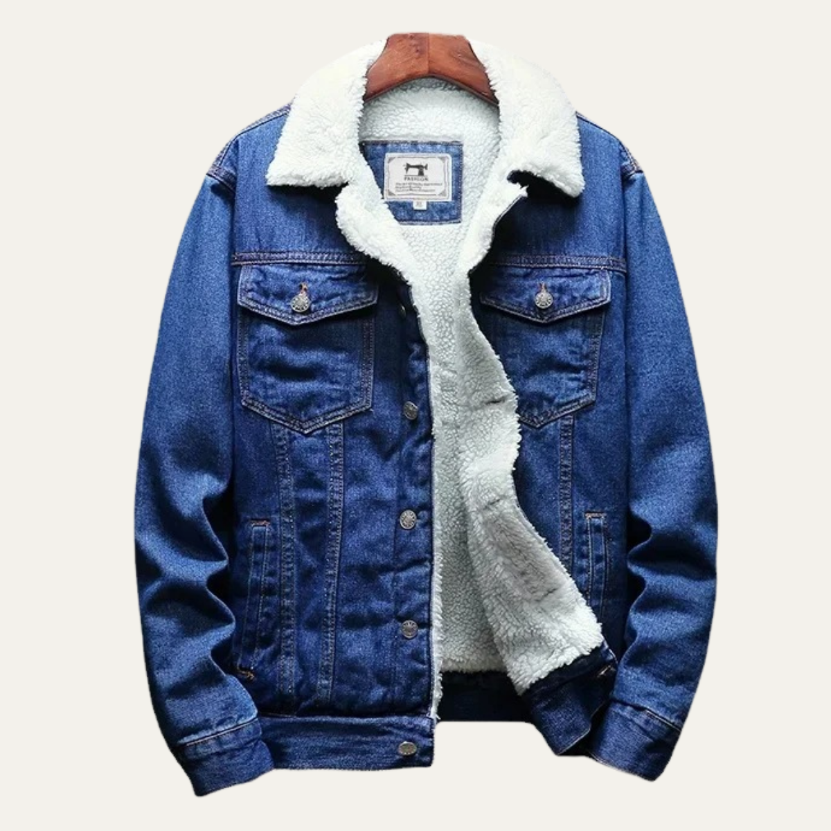 The Kilmarnock Men's Fleece Lined Denim Jacket