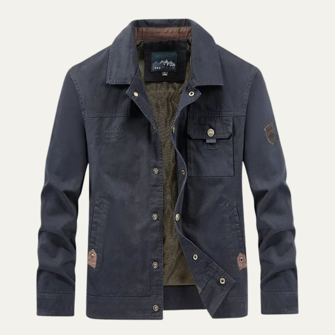The Ranger Tactical Cargo Jacket for Men — Waterproof & Multi-Pocket Design