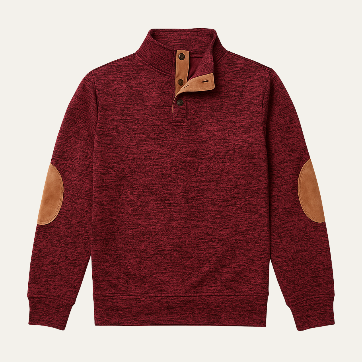 The Tarvisio Men’s Knitted Heritage Sweater with Elbow Patches