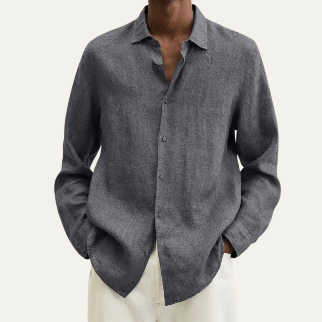 The Stonecrest Men’s Lightweight Shirt with Turn Down Collar