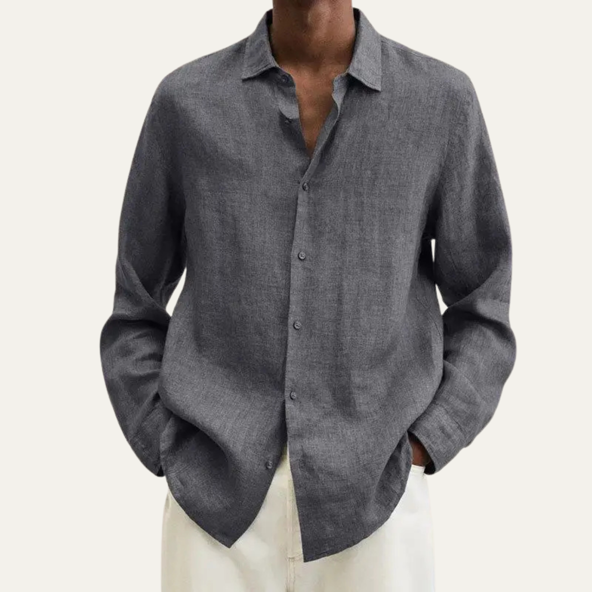 The Stonecrest Men’s Lightweight Shirt with Turn Down Collar