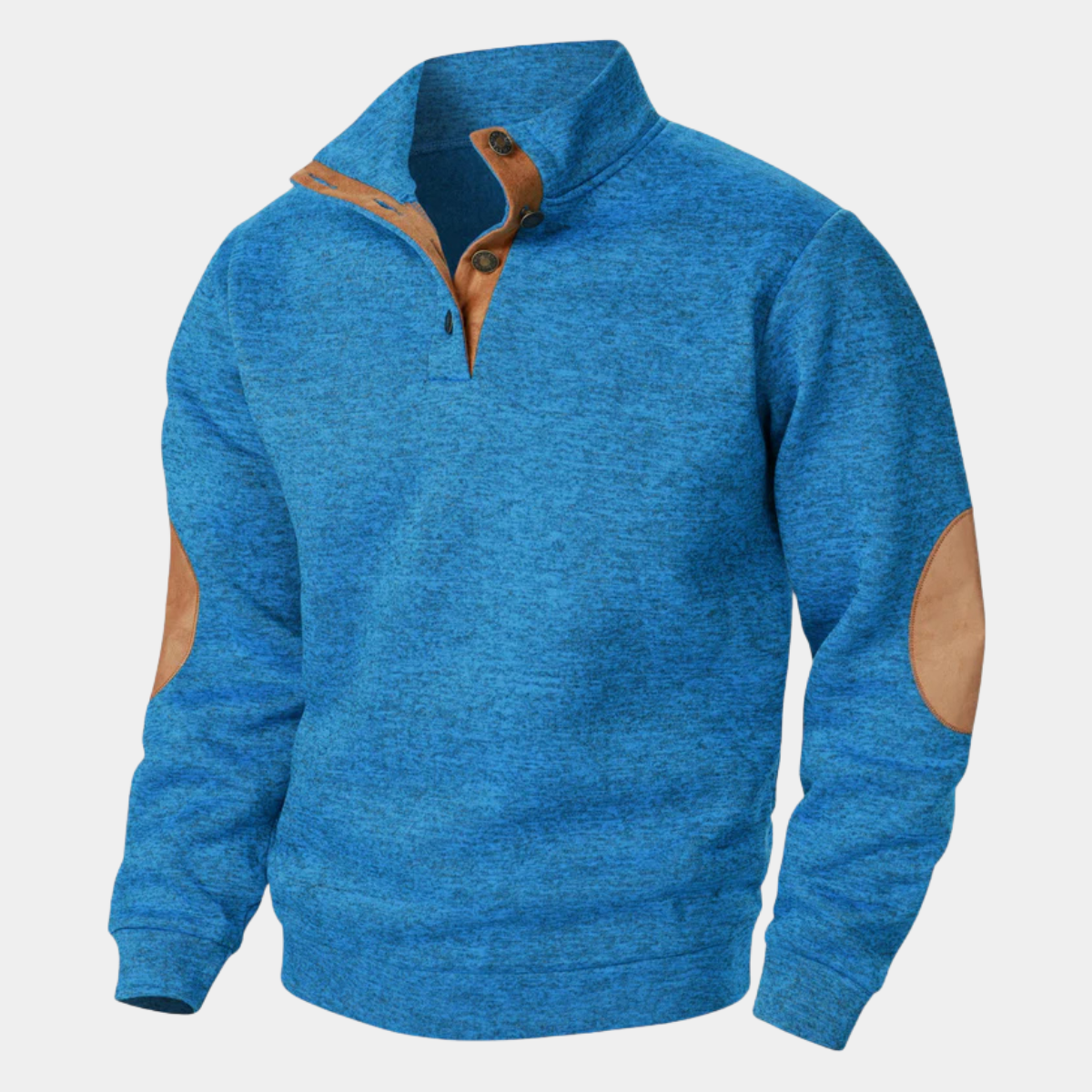 The Tarvisio Men’s Knitted Heritage Sweater with Elbow Patches