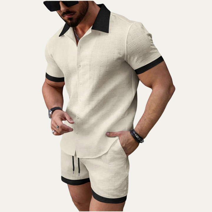 The Arlington Men’s Lightweight Shirt & Shorts Set