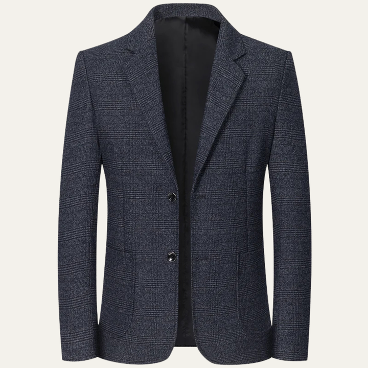 The Sarentino Men’s Vintage Checkered Plaid Blazer - Wedding Guest