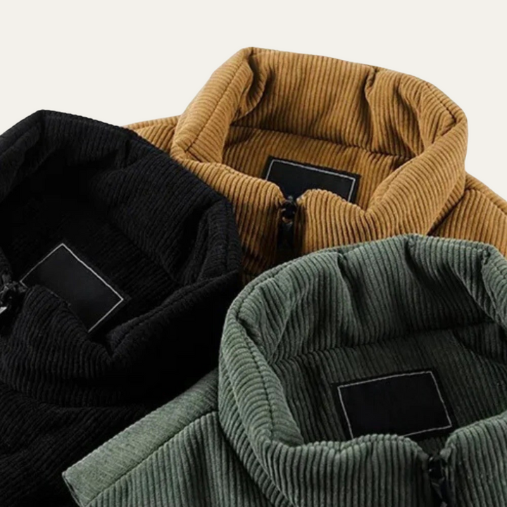 The Penzance Men's Corduroy Lighweight Quilted Vest