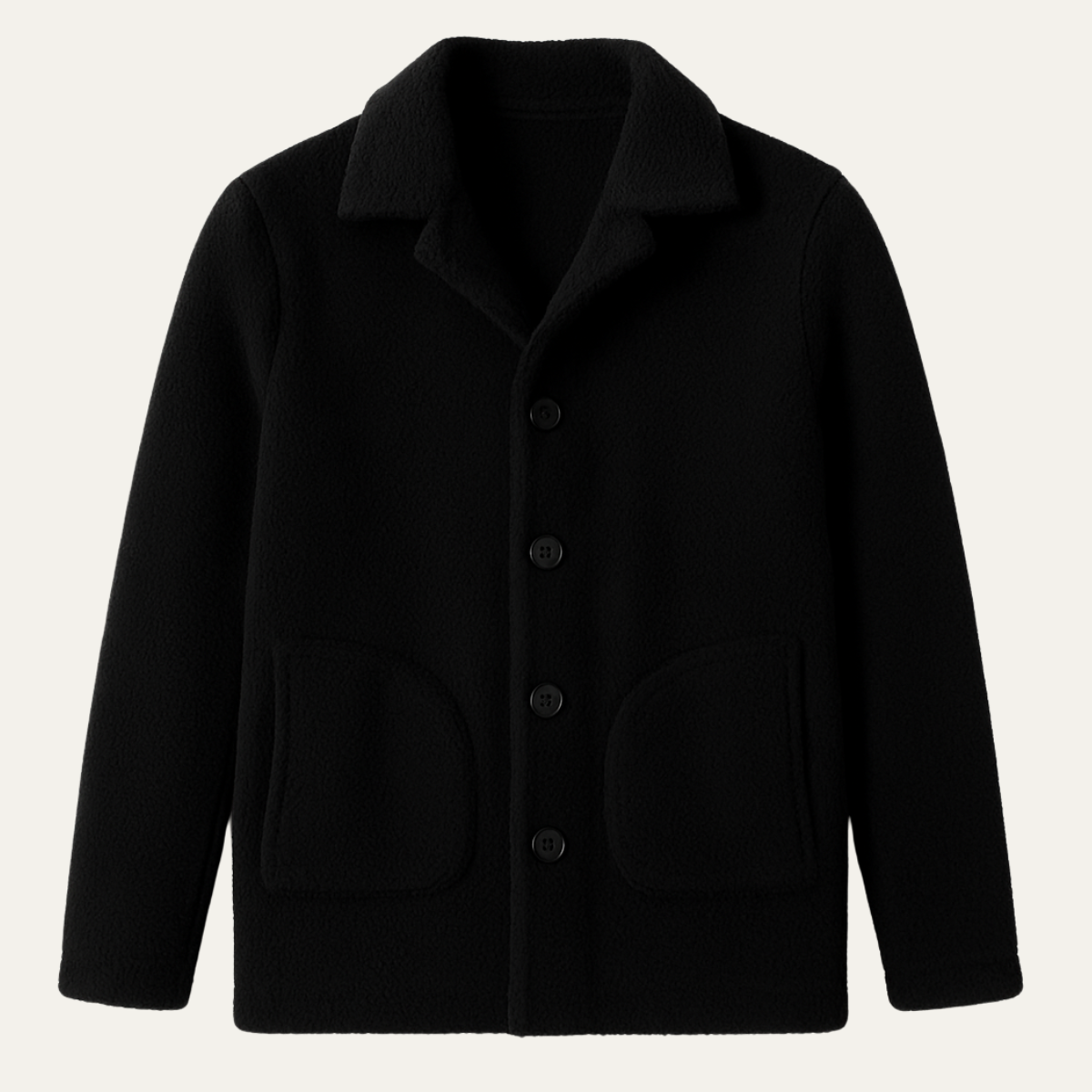 The Brecon Men’s Warm Winter Fleece Jacket with Pockets