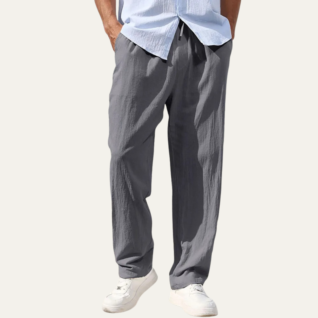 The Millbrook Men’s Lightweight Linen Straight Leg Pants