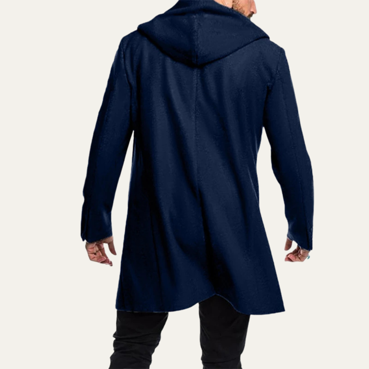 The Montrose Ridge Men’s Classic Wool Blend Toggle Duffle Jacket