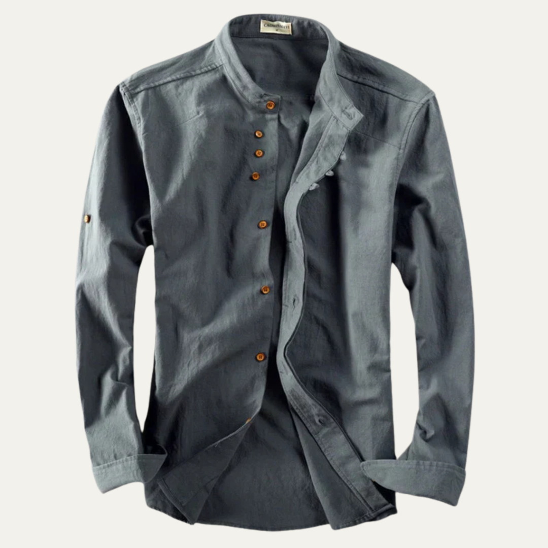 The Ellendale Men’s Japanese Style Casual Shirt