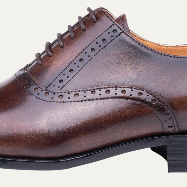 The Malcesine Men’s Faux Leather Dress Shoes – Cowhide Formal Dress Shoes