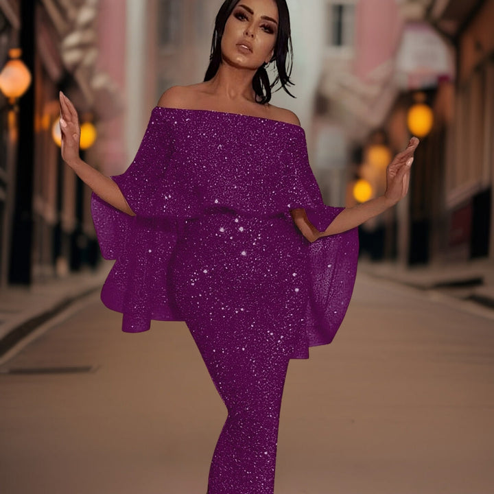 Women's Formal Off Shoulder Evening Gown