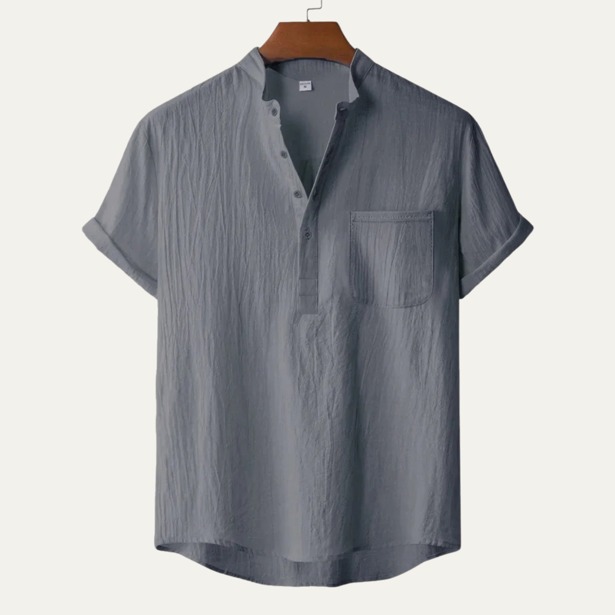 The Rodeo Men’s Linen Henley Summer Shirt
