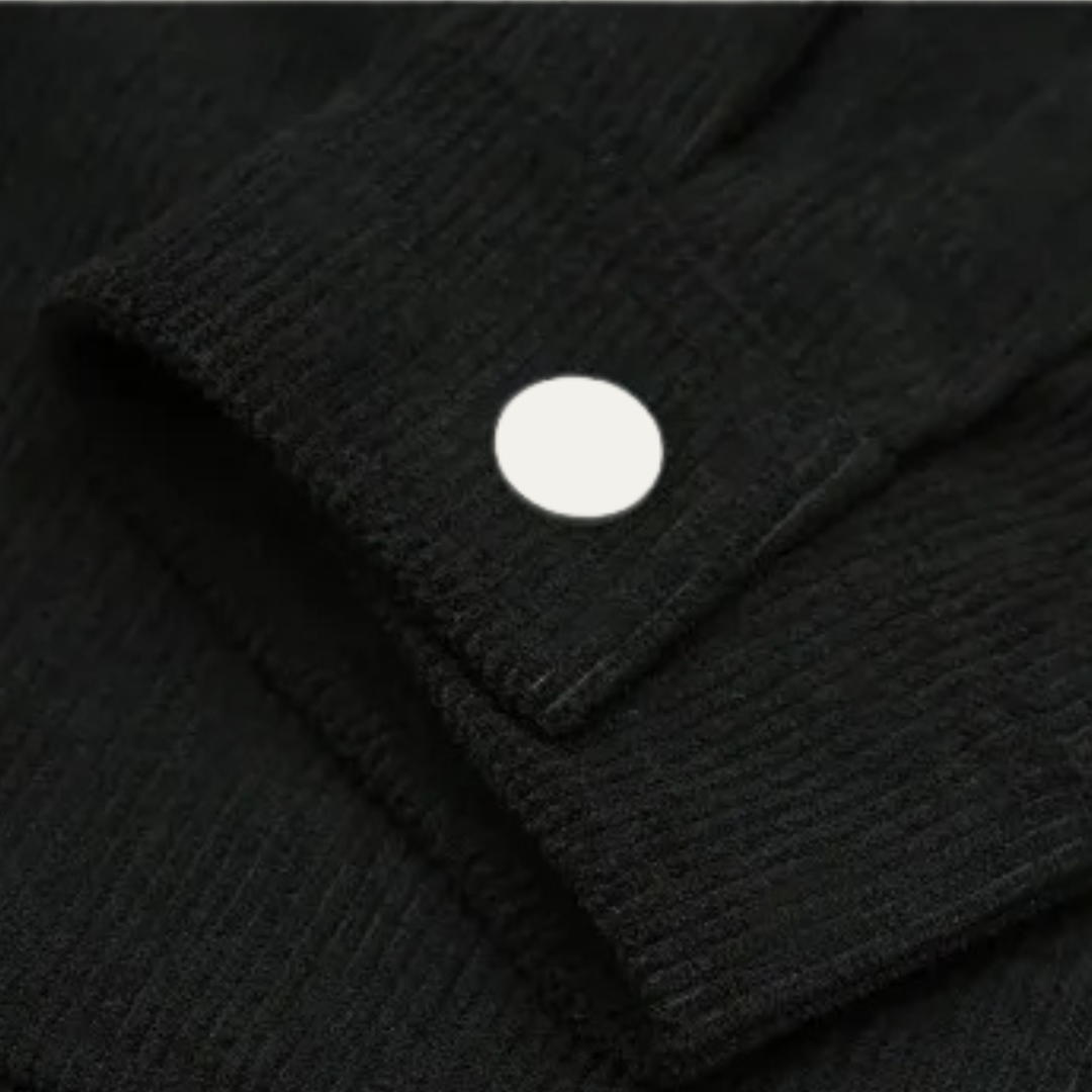 The Cala Luna Men’s Casual Button Up Lapel Corduroy Jacket
