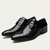 The Bardolino Men’s Patent Leather Smart Shoe – Pointed Toe Glossy Dress Shoes