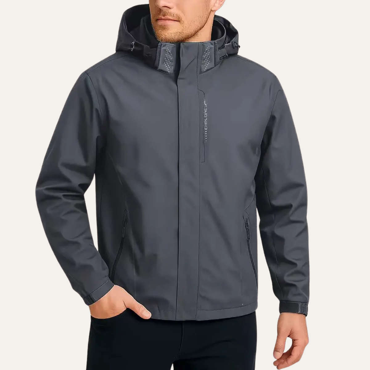 The Oldstone Waterproof Rain Jacket – Windproof Hooded Outdoor Hiking Coat