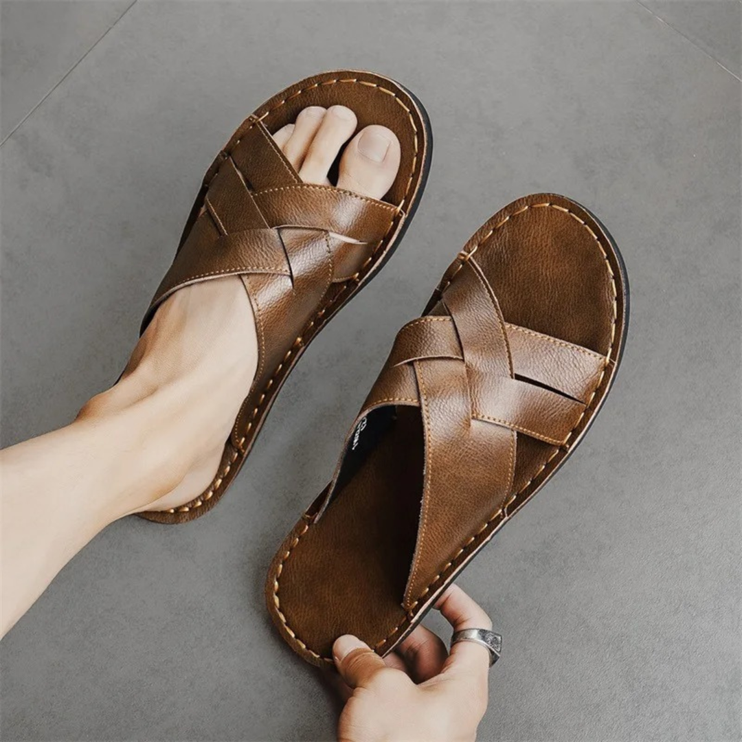The Marin Men’s Soft Sole Comfort Slide Sandals