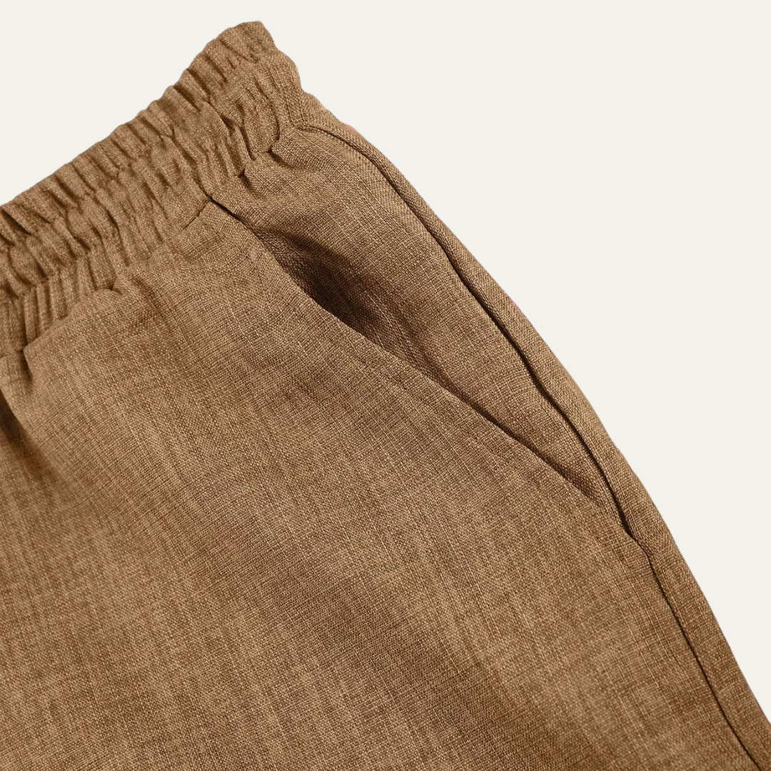 The Sedona Men’s Linen Lounge Matching Set
